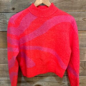 Zara Bright Pink and Purple Sweater